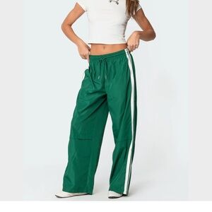 NWT Edikted Fauna Nylon Pants Small